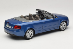 Audi A4 B6 Cabriolet Blå Norev 1:18 5010504325 Metal — billede 3 af 9
