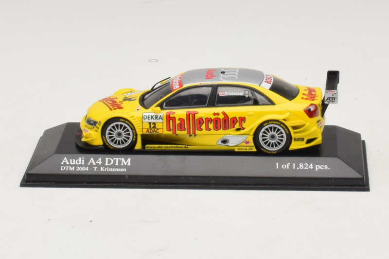 Audi A4 B6 #12 T. Kristensen Audi Sport Team Rosberg DTM 2004 Minichamps 1:43 400041412 Metal