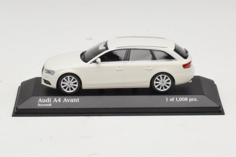 Audi A4 B8 Avant Hvid Minichamps 1:43 410011010 Metal