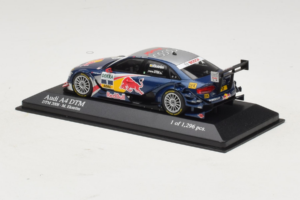 Audi A4 DTM #1 M. Ekstrom Audi Sport Team Abt Sportsline DTM Champion 2008 Minichamps 1:43 400081801 Metal — billede 3 af 4