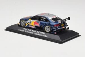 Audi A4 B8 #2 Red Bull M. Tomczyk DTM 2008 Minichamps 1:43 5020800133 Metal — billede 3 af 4