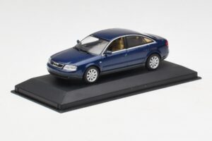 Audi A6 C5 Mørkeblå Minichamps 1:43 132093 Metal — billede 2 af 4