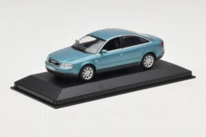 Audi A6 C5 Lyseblå Minichamps 1:43 AUDI004 Metal — billede 2 af 4