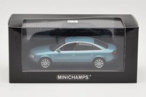 Audi A6 C5 Lyseblå Minichamps 1:43 AUDI004 Metal — billede 4 af 4
