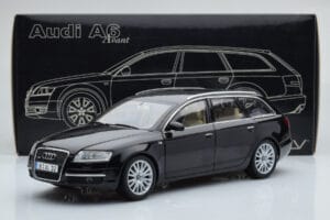 Audi A6 C6 Avant Sort Norev 1:18 188304 Metal — billede 8 af 8