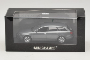Audi A6 C6 Avant Grey Metallic Minichamps 1:43 400013011 Metal — billede 5 af 5