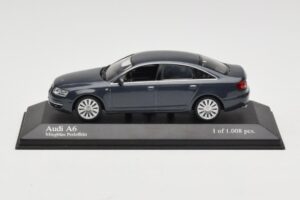 Audi A6 C6 Mørkeblå Minichamps 1:43 5010406143 Metal