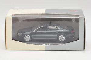 Audi A8 D3 Mauritius Blå Metallic Minichamps 1:43 5010508123 Metal — billede 4 af 4
