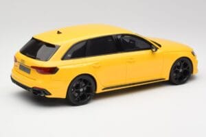 Audi RS4 B9 Avant 25-års Jubilæum Vegas Gul GT Spirit 1:18 GT935 Resin — billede 2 af 6