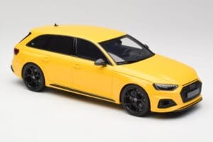 Audi RS4 B9 Avant 25-års Jubilæum Vegas Gul GT Spirit 1:18 GT935 Resin — billede 4 af 6