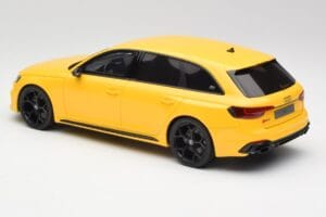 Audi RS4 B9 Avant 25-års Jubilæum Vegas Gul GT Spirit 1:18 GT935 Resin — billede 5 af 6