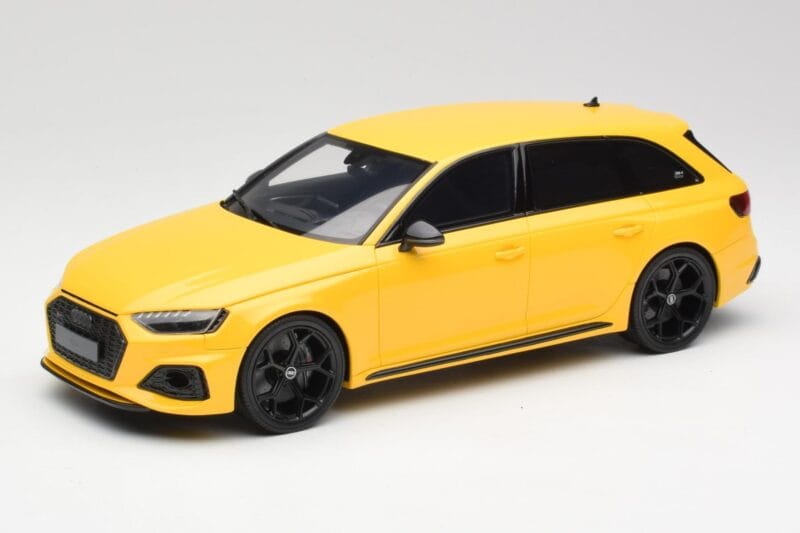 Audi RS4 B9 Avant 25-års Jubilæum Vegas Gul GT Spirit 1:18 GT935 Resin