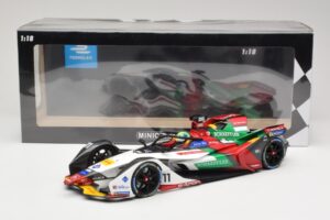 Audi e-tron FE05 Audi Sport ABT Schaeffler #11 L. di Grassi Formula E Season 5 2019 Minichamps 1:18 114180011 Metal — billede 6 af 6