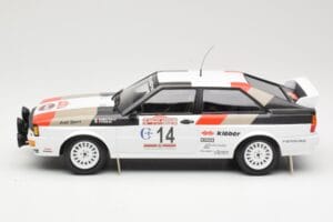 Audi Quattro #14 M. Mouton / F. Pons Winners Rally Sanremo 1981 Minichamps 1:18 155811114 Metal — billede 3 af 6