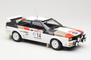 Audi Quattro #14 M. Mouton / F. Pons Winners Rally Sanremo 1981 Minichamps 1:18 155811114 Metal — billede 4 af 6