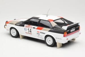 Audi Quattro #14 M. Mouton / F. Pons Winners Rally Sanremo 1981 Minichamps 1:18 155811114 Metal — billede 5 af 6