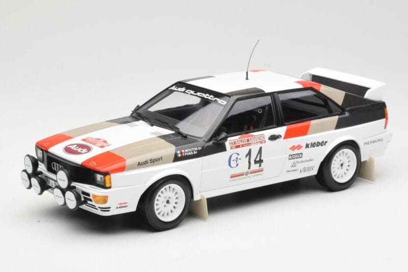 Audi Quattro #14 M. Mouton / F. Pons Winners Rally Sanremo 1981 Minichamps 1:18 155811114 Metal