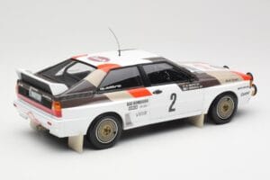 Audi Quattro A1 #2 H. Mikkola / A. Hertz Audi Sport Rally Monte Carlo 1983 Minichamps 1:18 155831102 Metal — billede 2 af 6