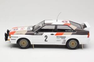 Audi Quattro A1 #2 H. Mikkola / A. Hertz Audi Sport Rally Monte Carlo 1983 Minichamps 1:18 155831102 Metal — billede 3 af 6