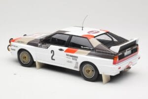Audi Quattro A1 #2 H. Mikkola / A. Hertz Audi Sport Rally Monte Carlo 1983 Minichamps 1:18 155831102 Metal — billede 5 af 6