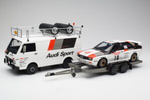 Audi Quattro A2 M. Mouton / F. Pons Tour de Corse 1983 Med VW LT35 Otto 1:18 OT418 Resin