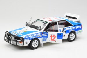 Audi Quattro A2 #12 H. Wittmann / R. Diekmann Safari Rally 1984 Sun Star 1:18 4246 Metal — billede 2 af 8