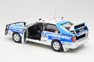 Audi Quattro A2 #12 H. Wittmann / R. Diekmann Safari Rally 1984 Sun Star 1:18 4246 Metal — billede 5 af 8