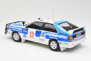 Audi Quattro A2 #12 H. Wittmann / R. Diekmann Safari Rally 1984 Sun Star 1:18 4246 Metal — billede 7 af 8