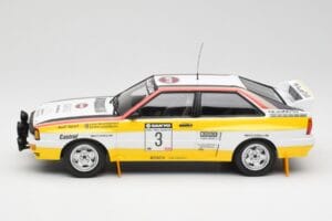 Audi Quattro A2 #3 S. Blomqvist / B. Cederberg Audi Sport Winners Sanyo Rally of New Zealand 1984 Minichamps 1:18 155841103 M — billede 3 af 6