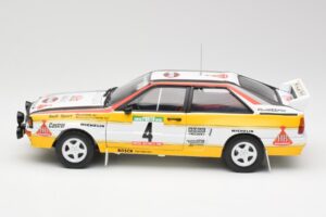 Audi Quattro A2 #4 W. Rohrl / C. Geistdorfer Rally de Portugal 1984 Sun Star 1:18 4224 Metal — billede 4 af 8