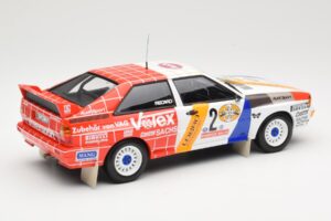 Audi Quattro A2 Schmidt Motorsport #2 H. Demuth / W. Lux Winners Hunsrück Rally 1984 Minichamps 1:18 155841102 Metal — billede 2 af 6