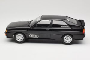 Audi Quattro Sort Metallic Minichamps 1:18 155016121 Metal — billede 3 af 6
