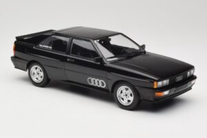 Audi Quattro Sort Metallic Minichamps 1:18 155016121 Metal — billede 4 af 6