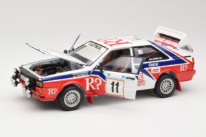 Audi Quattro #11 F. Wittmann / J. Pattermann Rally Acropolis 1986 Sun Star 1:18 4191 Metal — billede 2 af 8