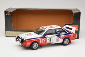 Audi Quattro #11 F. Wittmann / J. Pattermann Rally Acropolis 1986 Sun Star 1:18 4191 Metal — billede 8 af 8