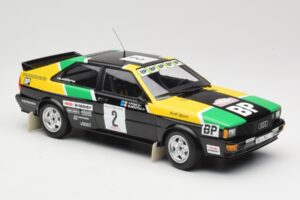 Audi Quattro #2 M. Mouton / F. Pons Audi Sport Rally of 1000 Pistes 1981 Minichamps 1:18 155811122 Metal — billede 4 af 6