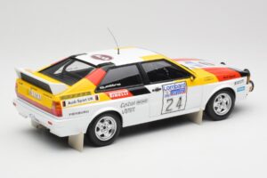Audi Quattro #24 M. Demuth / M. Daniels Audi Sport Lombard RAC Rally 1982 Minichamps 1:18 155821124 Metal — billede 2 af 6