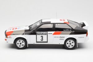Audi Quattro #3 H. Mikkola / A. Hertz Rally Finland 1982 IXO 1:18 18RMC094A Metal — billede 3 af 6