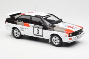 Audi Quattro #3 H. Mikkola / A. Hertz Rally Finland 1982 IXO 1:18 18RMC094A Metal — billede 4 af 6