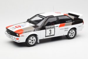 Audi Quattro #3 H. Mikkola / A. Hertz Rally Finland 1982 IXO 1:18 18RMC094A Metal