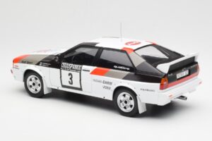 Audi Quattro #3 H. Mikkola / A. Hertz Rally Finland 1982 IXO 1:18 18RMC094A Metal — billede 5 af 6