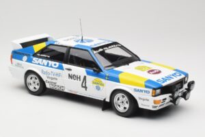 Audi Quattro #4 S. Blomqvist / B. Cederberg Audi Sport Sweden Winners International Swedish Rally 1982 Minichamps 1:18 155821 — billede 4 af 6