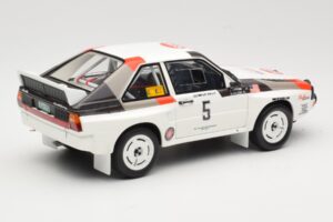 Audi Quattro Sport S1 #5 J. Buffum / N. Wilson Olympus Rally 1986 Otto 1:18 OT1159 Resin — billede 2 af 6