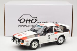 Audi Quattro Sport S1 #5 J. Buffum / N. Wilson Olympus Rally 1986 Otto 1:18 OT1159 Resin — billede 6 af 6