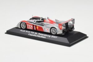 Audi R10 TDI #1 R. Capello / A. McNish / T. Kristensen 24 Hours of Le Mans 2007 Minichamps 1:43 5020700243 Metal — billede 3 af 4