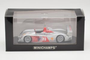 Audi R10 TDI #2 R. Capello / A. McNish Minichamps 1:43 AUDI002 Metal — billede 4 af 4
