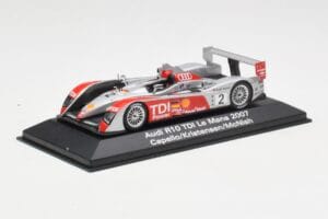 Audi R10 TDI LMP1 #2 R. Capello / T. Kristensen / A. McNish 24 Hours of Le Mans 2007 Minichamps 1:43 5020700223 Metal — billede 2 af 4