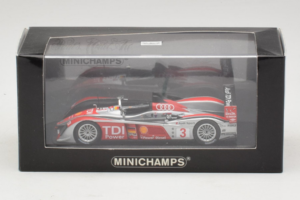 Audi R10 TDI LMP1 #3 L. Luhr / A. Premat 2008 Minichamps 1:43 400089803 Metal — billede 4 af 4