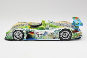 Audi R8 LMP Crocodile 2001 Maisto 1:18 35899 Metal — billede 3 af 6