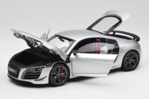 Audi R8 GT Type 42 Ice Sølv Metallic Kyosho 1:18 09218IS Metal — billede 2 af 8